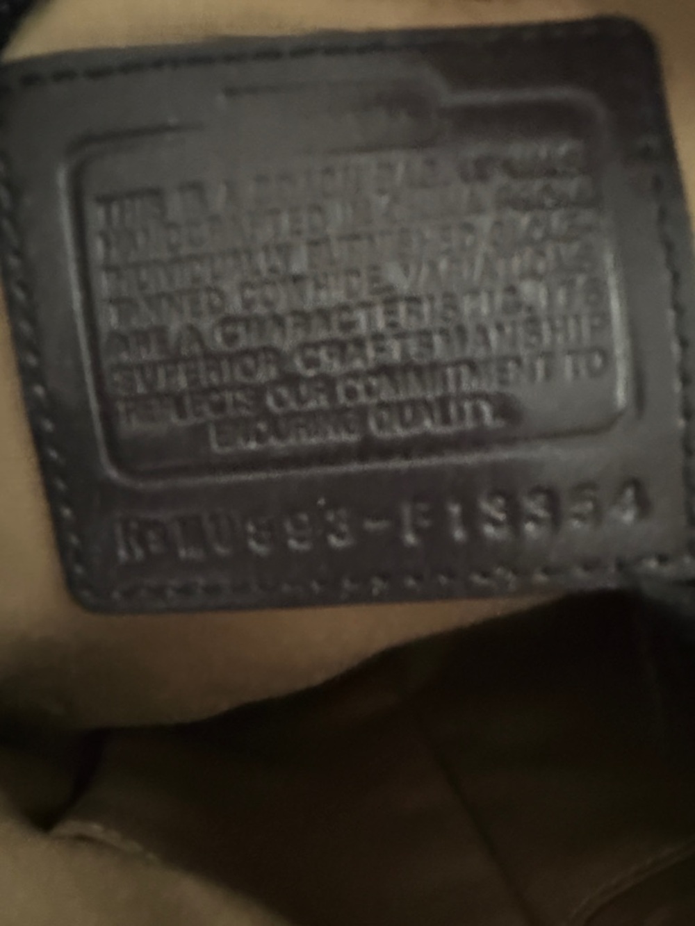 Coach Black Leather Shoulder and Crossbody Bag with Contrast Stitching - Picture 7 of 7